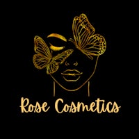 the logo for rose cosmetics